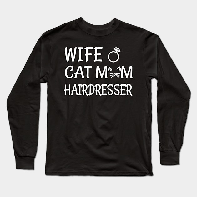 Hairdresser Long Sleeve T-Shirt by Elhisodesigns